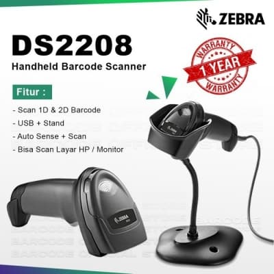 Máy quét mã vạch 2D Zebra DS2208
