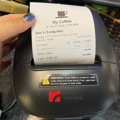Máy in hóa đơn Xprinter XP-Q80BS (USB + LAN)